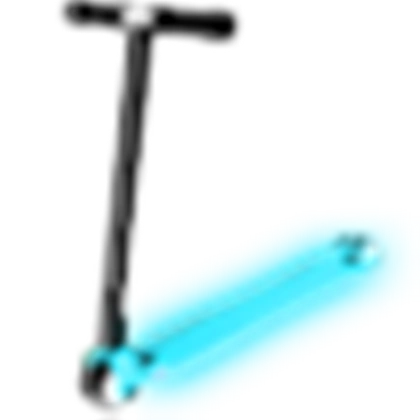 Neon Blue Scooter