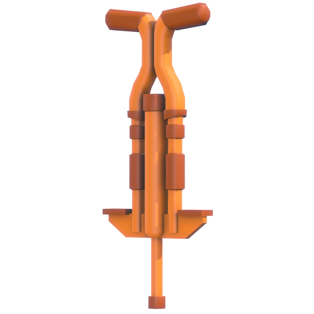 Orange Pogostick