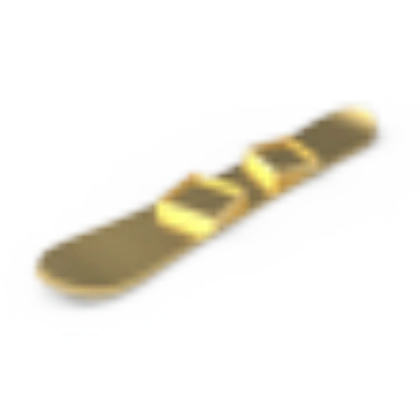 Gold Snowboard
