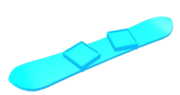 Blue Snowboard