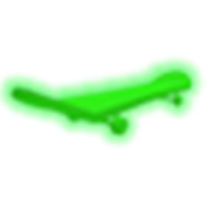 Neon Green Skateboard