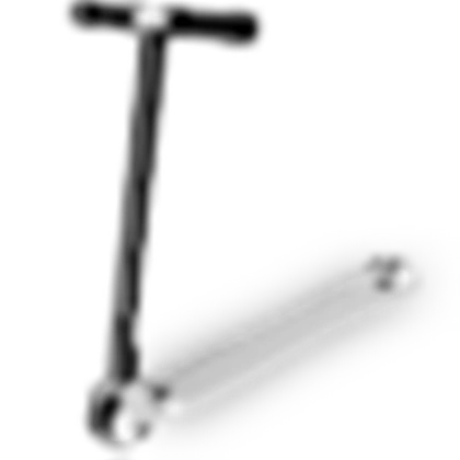 Neon White Scooter