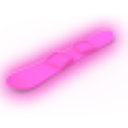 Pink Neon Snowboard