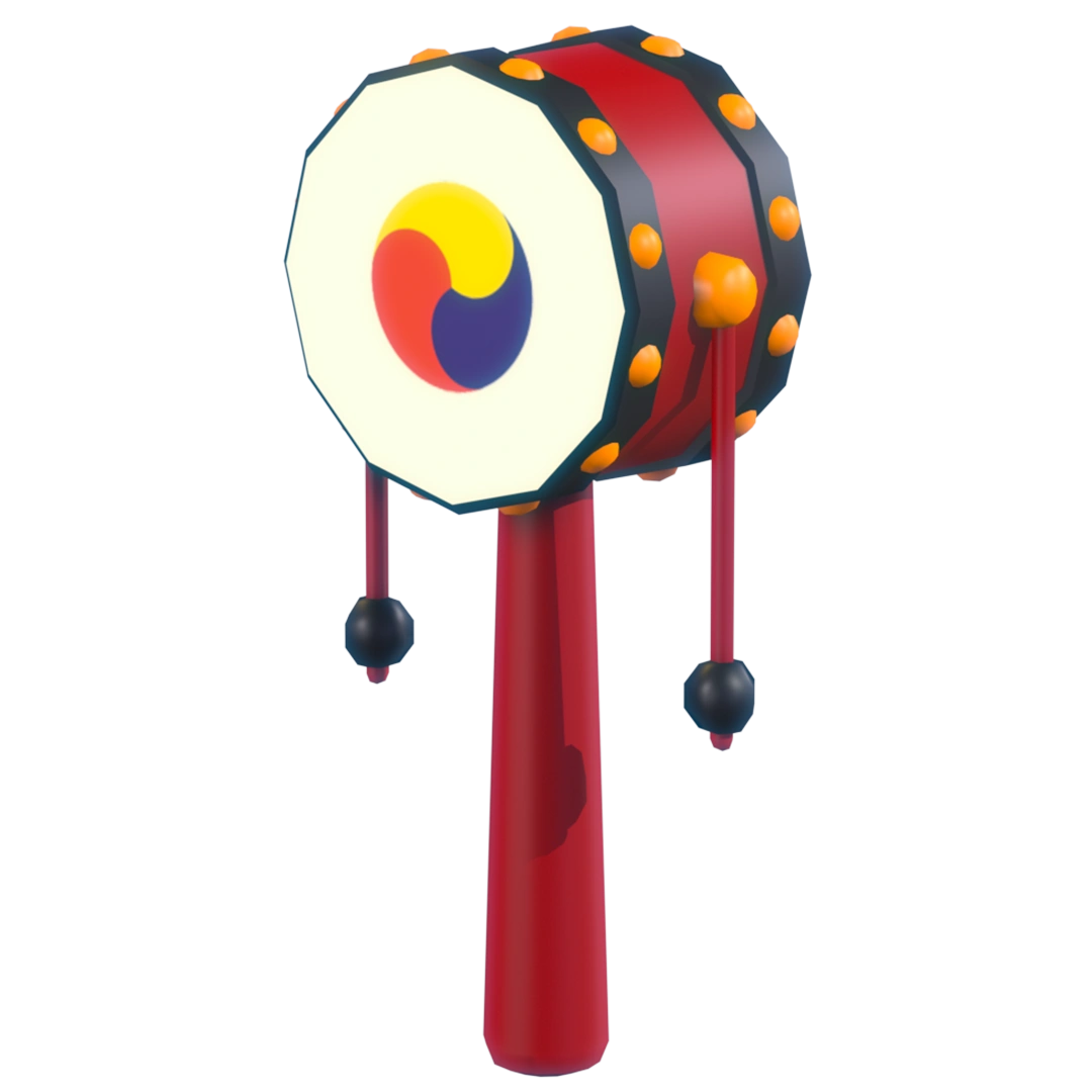 Pellet Drum Rattle