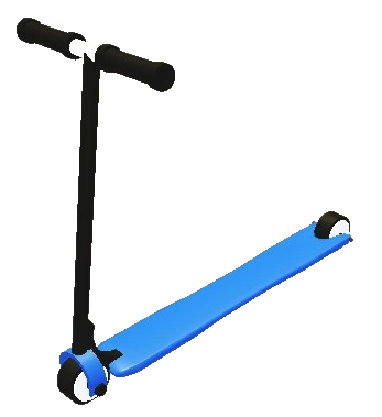 Blue Scooter