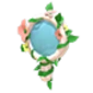 Flower Mirror Chew Toy