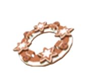 Gingerbread Wreath Flying Disc