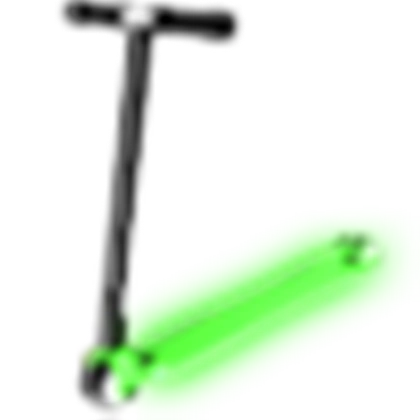 Neon Green Scooter