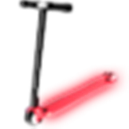 Neon Red Scooter