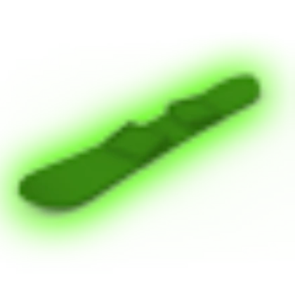 Green Neon Snowboard