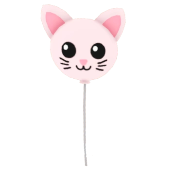 Pink Cat Balloon