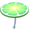 Lime Slice Propeller