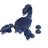 Halloween Blue Scorpion