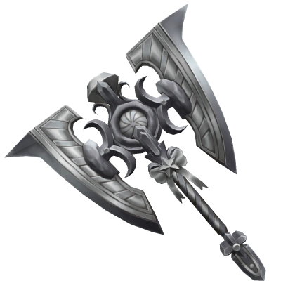 Silver Swirly Axe