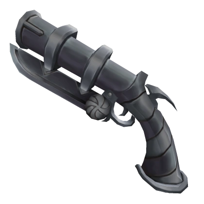 Silver Swirly Gun