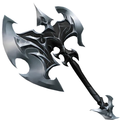 Silver Vampire's Axe