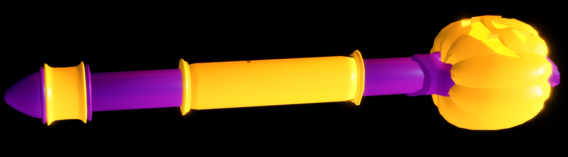 Glowing Pumpkin Wand