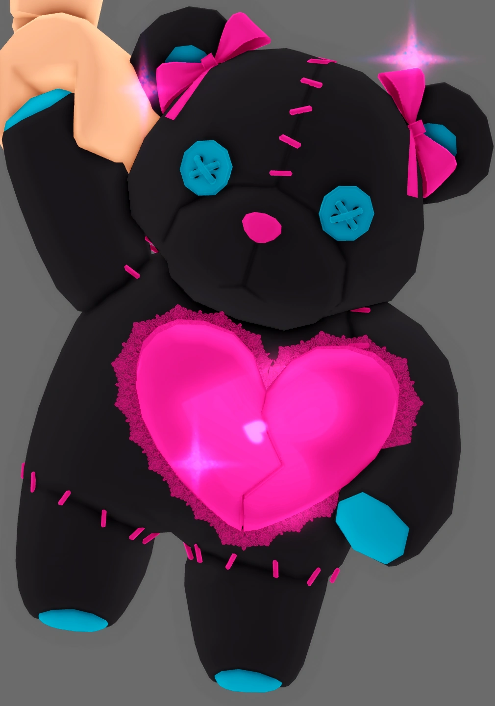 Mend My Heart Stitched Teddy