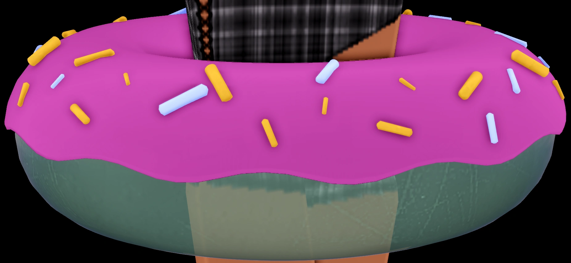 Nomnom Frosted Donut Waist Floatie