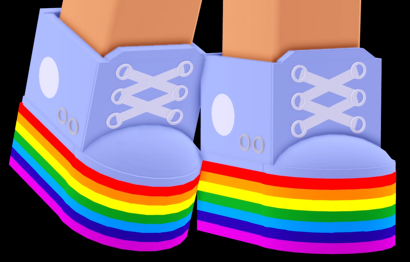 Rainbow High Tops