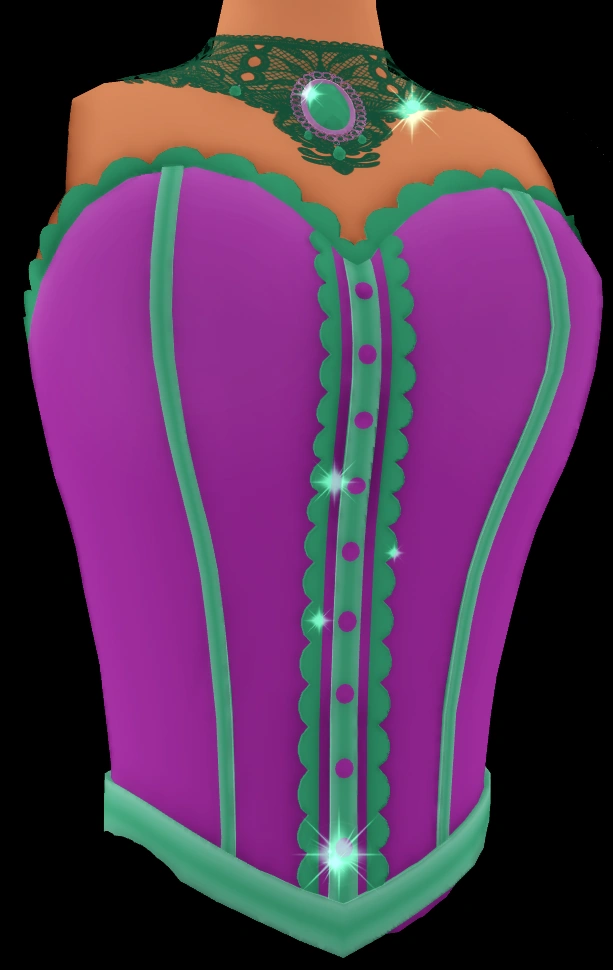 Royale Rebel Locket Pendant Corset