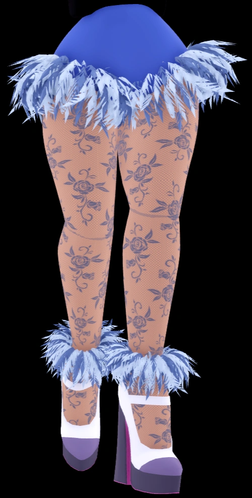 Snow Swan Embraced by Lace Luxe Heels