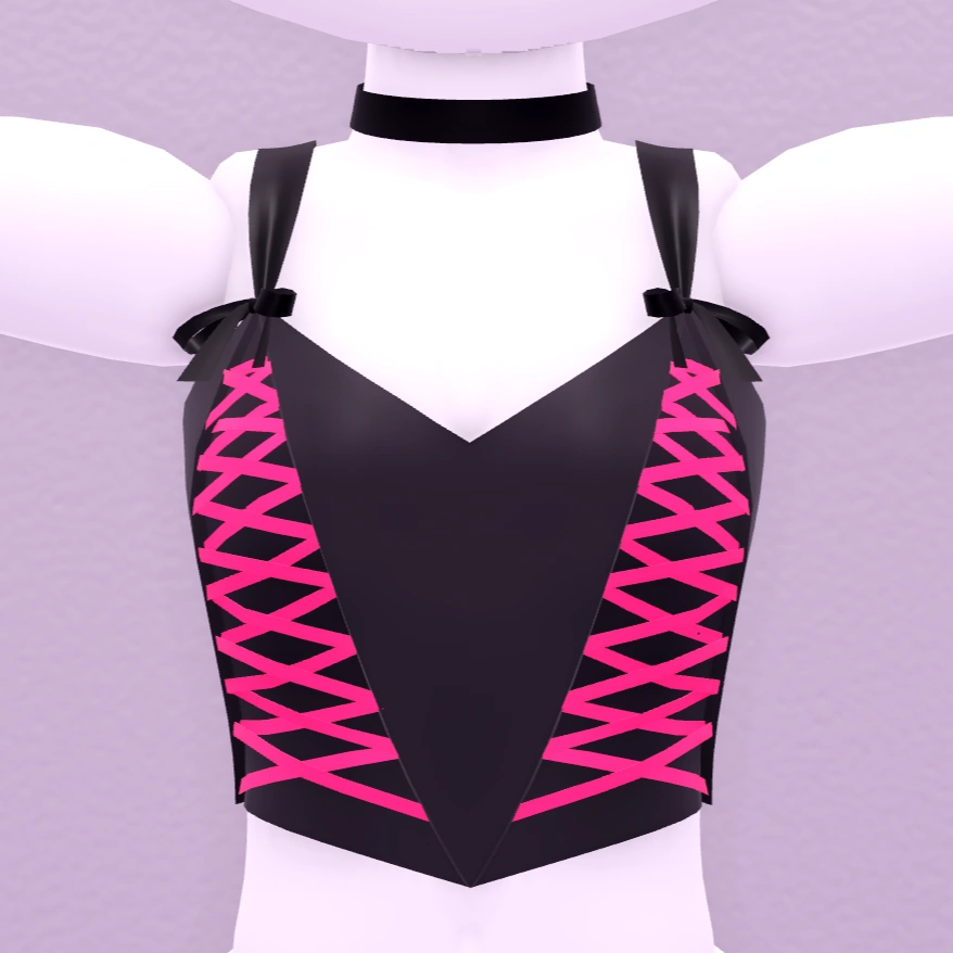 Emo Princess Bodice Fire Fairy