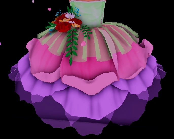 Posey's Rosey Pretty Skirt