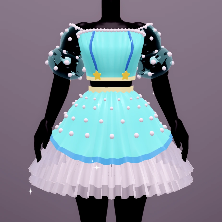 Bubbly Beach Dress Water Fairy