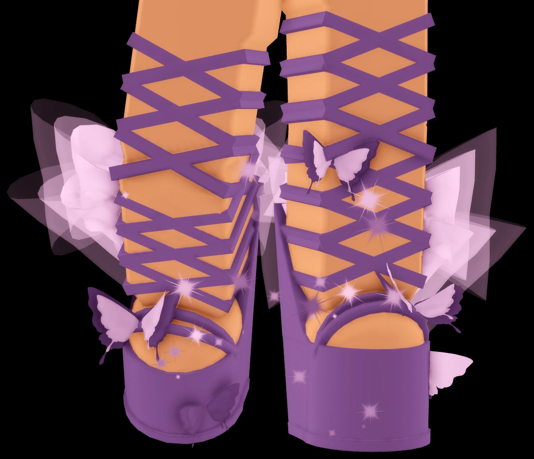 Sky High Ballet Butterfly Heels