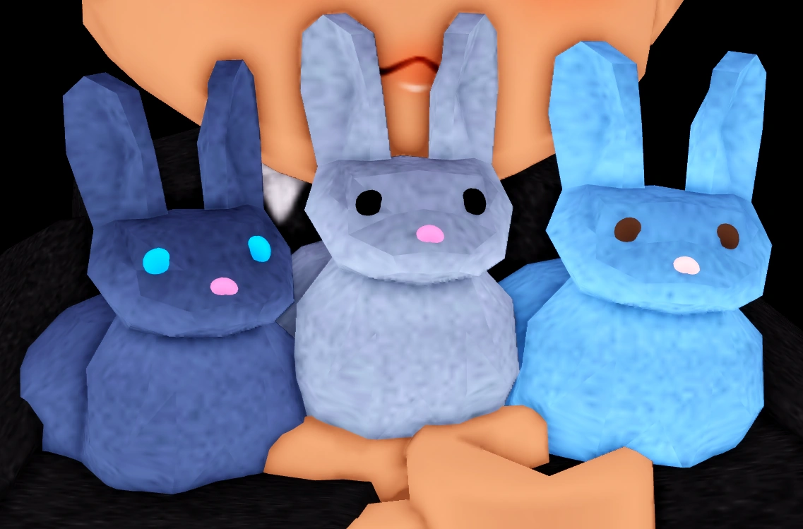 HOLDING CUTE BUNNIES