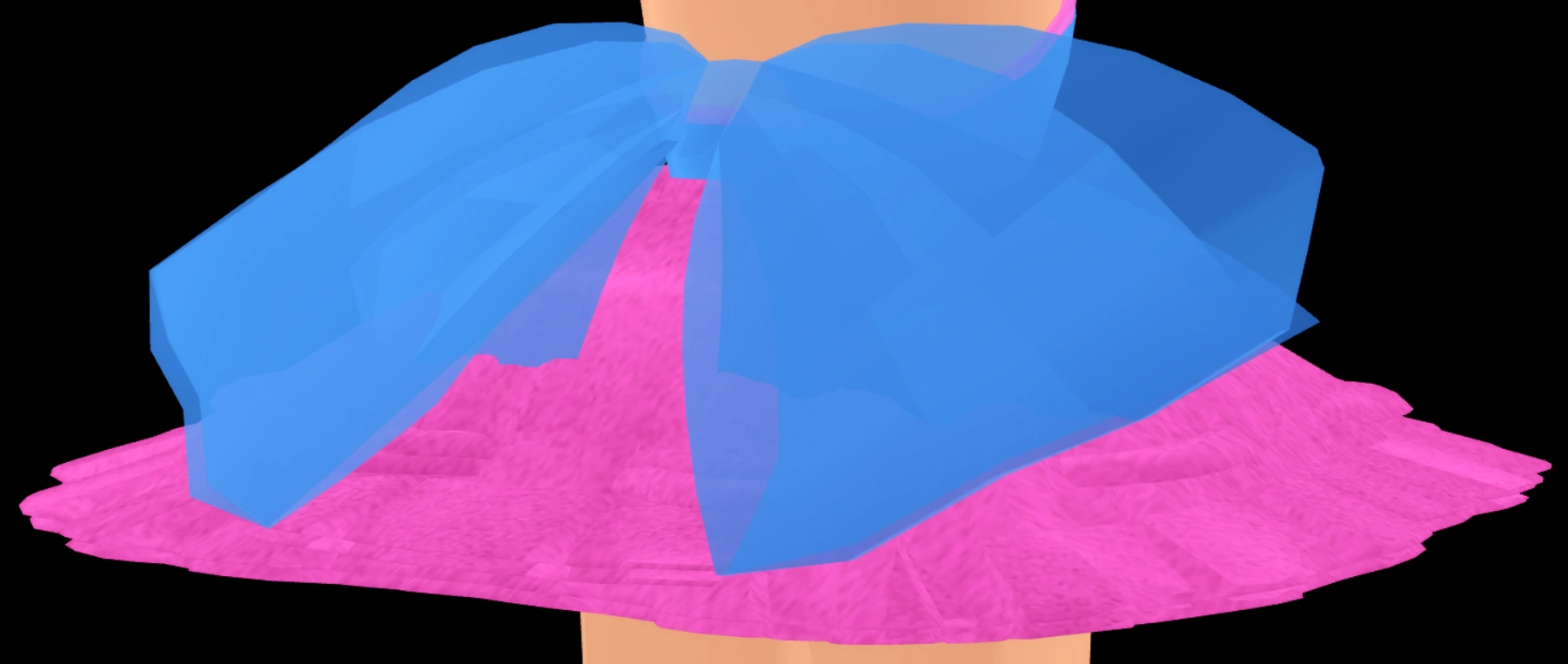Fanned Out Bow Skirt