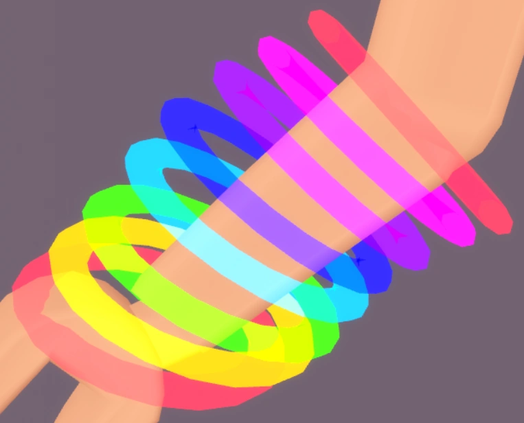 Rainbow Armlets