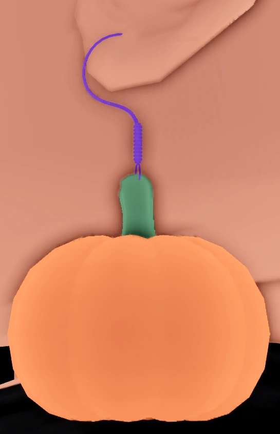 Pumpkin Autumn Earrings