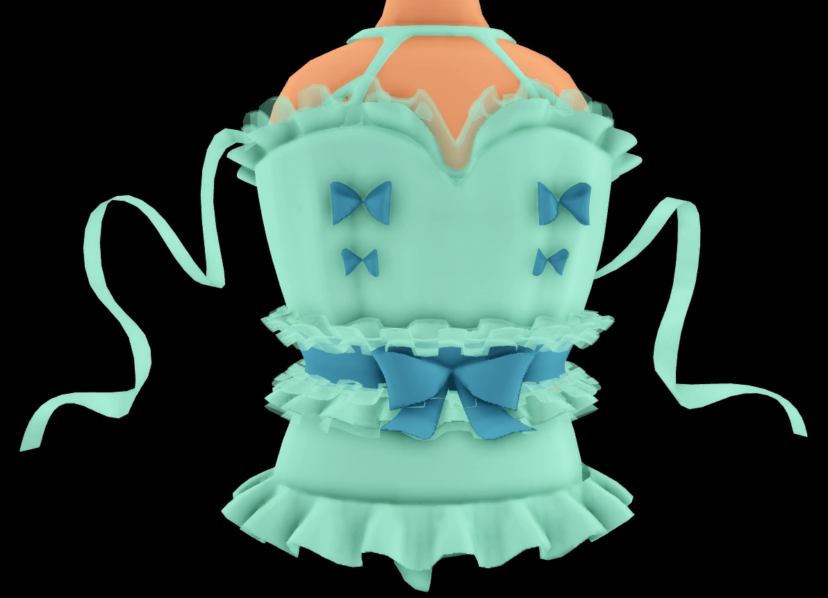 Enchanting Heirloom Froufrous Bodice