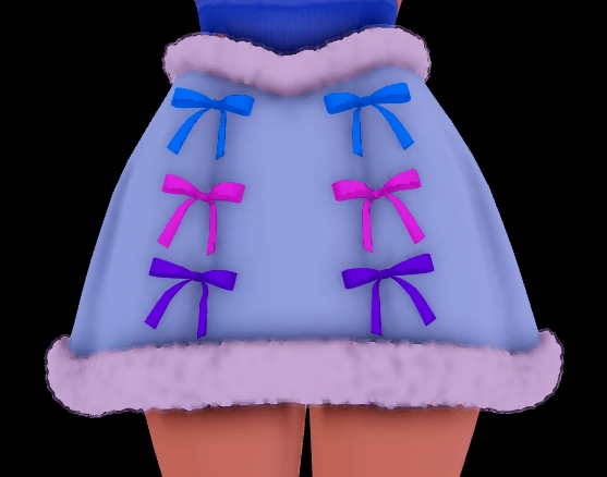 Cozy Coquette Skirt Ice Fairy