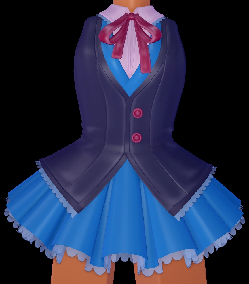 Darling Academia Uniform Jacket and Skirt