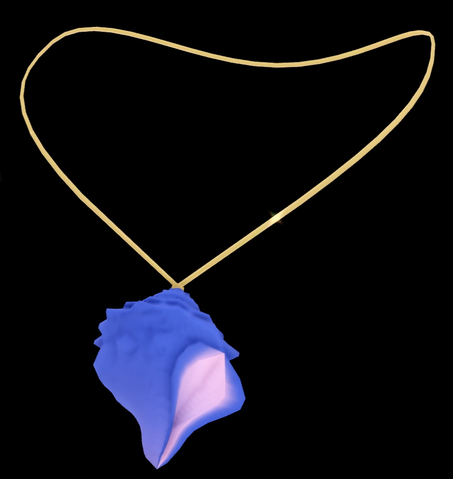 Ocean Song Mermaid Conch Necklace (Rare)